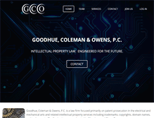 Tablet Screenshot of goodhue.com